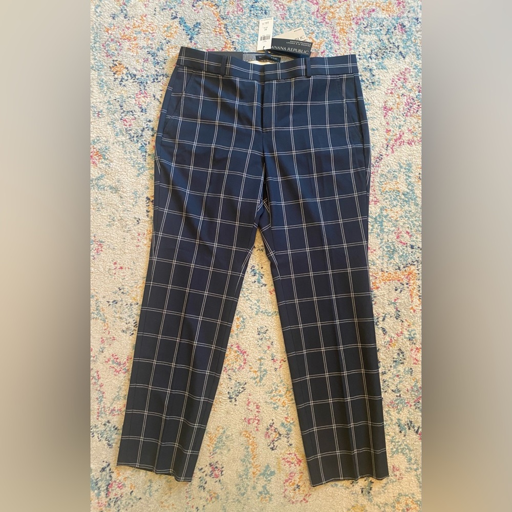 8P banana republic Ryan mid-rise straight leg
